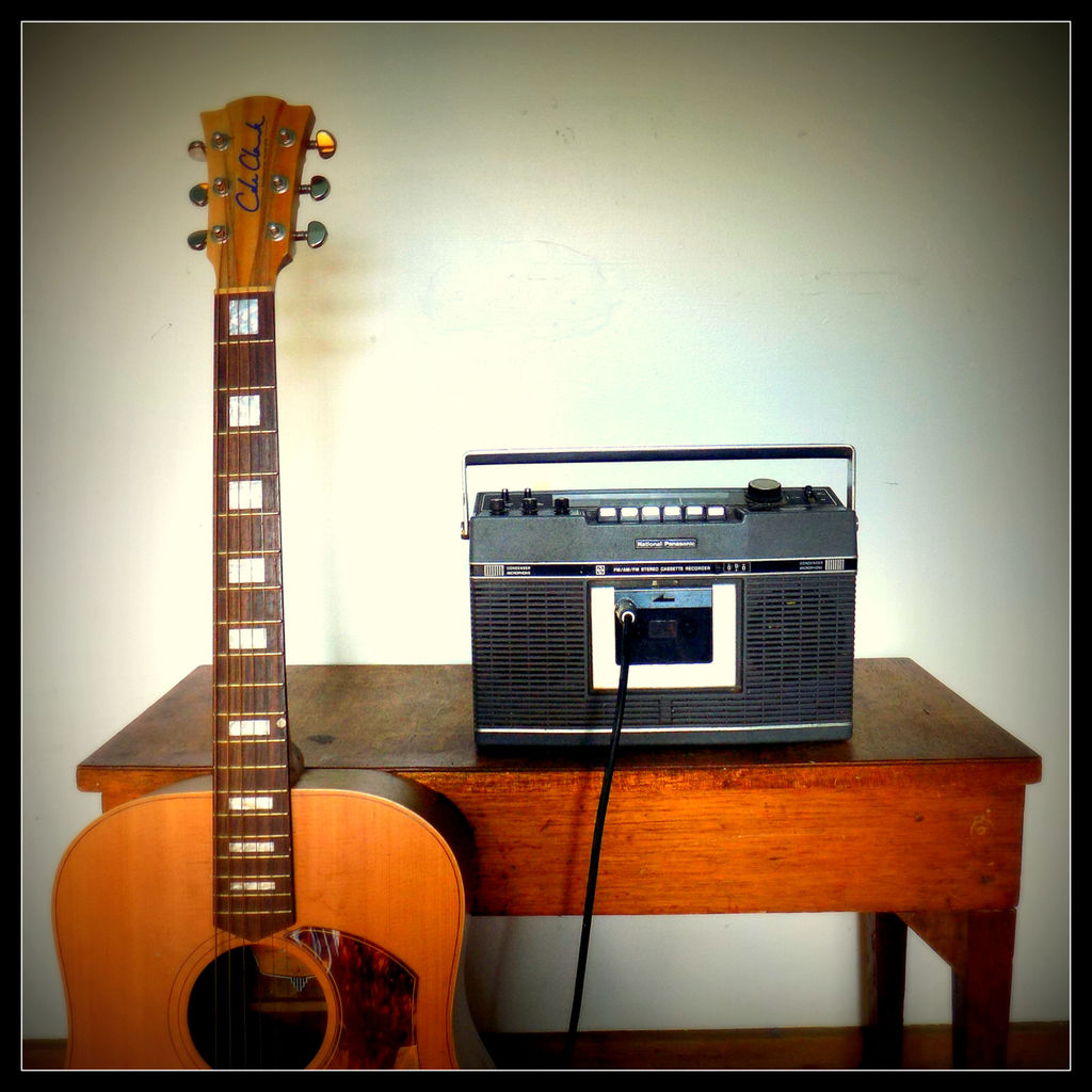 Duct Tape Over Guitar Amplifier